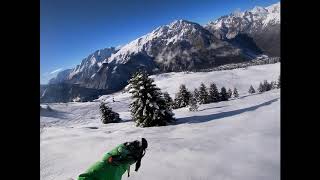 Video Ski rando Villard Reculas [upl. by Assirrem749]