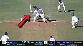 Watch Hanuma Vihari Bats OneHanded During Ranji Trophy Match [upl. by Yanat]