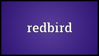 Redbird Meaning [upl. by Pirali]