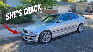 The supercharged 330i runs again and shes fast  Supercharged E46 Rebuild Pt 4 [upl. by Oberon]