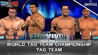 TAG TEAM The Nexus vs Legacy  World Tag Team Championship  WWE Smackdown vs Raw 2011 [upl. by Eus458]