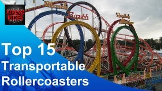 TOP 15 Transportabele Rollercoasters [upl. by Hoes649]