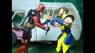 Deadpool VS Wolverine Stop Motion Trailer [upl. by Laddie]