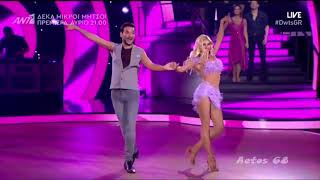 DWTS 6 10ο Live  Δυάδες Team 2 Όλγα Πηλιάκη amp Κώστας Τσουρός 3032018 [upl. by Roumell]