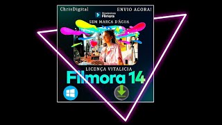 Filmora 14 Vitalício Pronto para uso Sem marca dágua Filmora 14 baixar [upl. by Nodnorb]