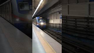 Underwater Metro in Kolkata metro travel train underwatermetro kolkata shorts viralvideo [upl. by Llezom99]