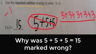 Internet shocked that 5  5  5  15 was marked wrong [upl. by Odilia]