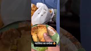 Best samosa in gwalior food tastyburger streetfood youtubeshorts streetburger streetfoodideas [upl. by Kilbride]