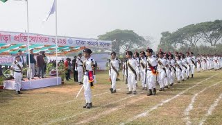 Dhaka Commerce College BNCC Parade 2024 viral [upl. by Aimahc]