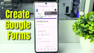 How To Create Google Forms On Mobile [upl. by Neenahs]