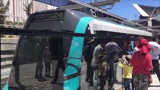 Cherrybrook Station with trains Open Day Sydney Metro [upl. by Huesman747]