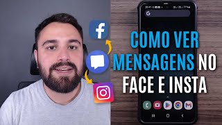 COMO VER MENSAGENS RECEBIDAS NO FACEBOOK E NO INSTAGRAM [upl. by Macri411]