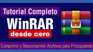 Como Comprimir y Descomprimir archivos con Winrar en Windows  Guía completa en español 2024 [upl. by Aneleve]