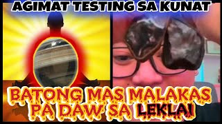 BATONG MAS MALAKAS PA SA LEKLAI  SULEMANI HAKIK STONE ACTUAL TESTING  AGIMAT TESTING  KB  KMJS [upl. by Hooke]