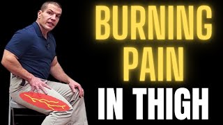 How I Cured My Burning Thigh Best Meralgia Paresthetica Exercise [upl. by Illa886]