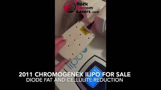 2011 Chromogenex iLipo Model 1200 Cellulite Reduction Laser For Sale [upl. by Sauers]