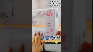 My first love 🙃🌼💞 new automatic sewing machine Japanese technology japan youtube fashion dress [upl. by Janaya]