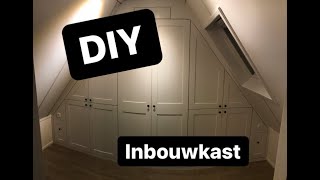 Zelf een inbouwkast maken DIY home made cabinet  selbstgemachter schrank  construire un placard [upl. by Anuahs]