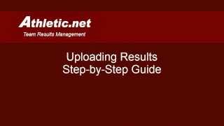 StepbyStep Guide to Uploading Cross Country Results on Athleticnet [upl. by Aerdnua645]