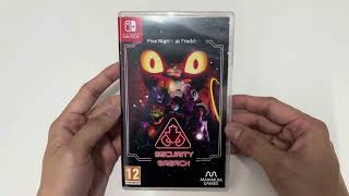 Five Nights At Freddys Security Breach Nintendo Switch Unboxing [upl. by Raskind]