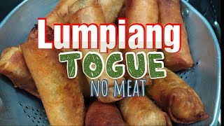 Lumpiang Togue Recipe Lutong Pinoy [upl. by Herrington]