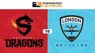 Shanghai Dragons vs London Spitfire  Week 25  APAC Day 1 [upl. by Christiana]