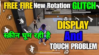 Free Fire Display And Touch Problem  Screen Rotating New Setting  Free Fire Screen Ghoom Rahi H [upl. by Enorel]