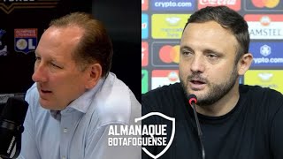 MAZZUCO SAINDO DO BOTAFOGO TEXTOR FALA SOBRE ALMADA BUSCA POR TÃ‰CNICO BASE E MAIS [upl. by Esinned813]