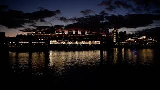 Holland America Line Volendam Cruise Ship Departs Port Of Montreal Saturday October 5 2024 EMR 3205 [upl. by Marquita]