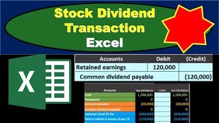 Cash Dividends  How to record a cash dividend  Journal entry for cash dividend [upl. by Esdnyl]