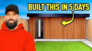 BUILDING A GARDEN ROOM IN 5 DAYS DURING STORM DARRAGH [upl. by Gittel612]