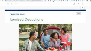 Ch5 Itemized Deductions [upl. by Nosyk]