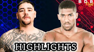 Anthony Joshua England vs Andy Ruiz Jr USA Tko  Full Fight Highlights HD 60fps [upl. by Bidle578]