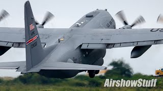 C130 Hercules Demonstration  Cleveland National Air Show 2022 [upl. by Leirua]