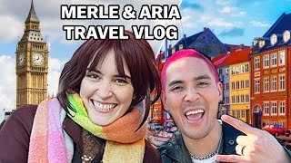 London amp Denmark  Merle amp Aria Travel Vlog [upl. by Asilim]