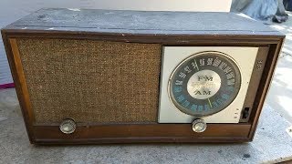 Zenith X323 X316 Table Radio Repair and Fidelity Mod [upl. by Thia]