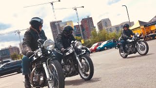 ACE CAFE Motorcycles THOSE WHO RIDE Classic Bike and Custom Build on TRITON Cafe Racers amp DRESDA Day [upl. by Ellenwahs]