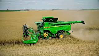 2024 JOHN DEERE The New S7 CombineHarvester [upl. by Soalokcin]