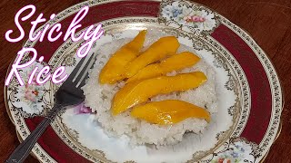 Mango Sticky Rice Recipe [upl. by Etnahc]