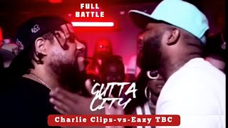 CHARLIE CLIPS vs EAZY TBC FULL BATTLE  CLIPS GOES CRAZY EAZY CHOKES in 2 ROUNDS [upl. by Irihs]