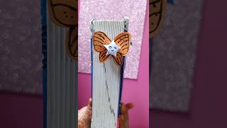 Bookmarkcraftartandcraft diyideas craft video shortsviral trading papercraft [upl. by Elleinaj]