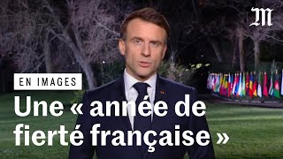 Une « année de fierté française »  les voeux d’Emmanuel Macron [upl. by Solokin]