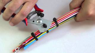 Cable Tie Removal Tool How it works [upl. by Ariayek]