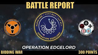 Battle Report  Operation Edgelord  Bidding War  Nomads v PanOceania [upl. by Georgette]