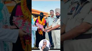 Sana Ansari ka journey in Punjab  Mashallah  hajj islamic shorts [upl. by Enyalb]