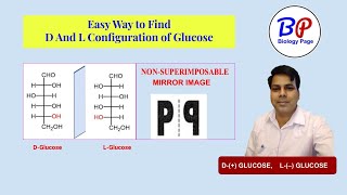 Easy way to find D and L configuration of glucose  D and L notation of glucose  Glucose [upl. by Kohler]