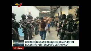 Venezuela interviene una última y séptima cárcel para liberarla de pandillas  AFP [upl. by Relluf523]