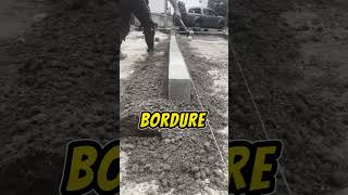 Comment poser une Bordure  construction travauxpublics [upl. by Eimmat112]