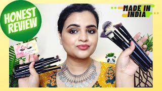 BEST MAKEUP BRUSHES UNDER RS 300  CUFFS N LASHES MAKEUP BRUSH REVIEW [upl. by Ennazor]