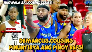 NAGKA TANTRUMS SI DEMARCUS COUSINS DAHIL SA PINOY REFS 1ST GAME NI HOWARD COOK amp CABAGNOT MUSTANGS [upl. by Nipha431]